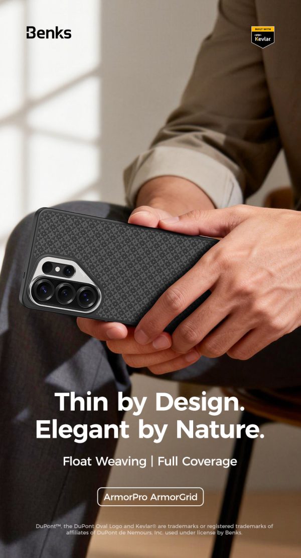 Galaxy S26 Ultra Benks ArmorPro ArmorGrid Case - Black - Image 6