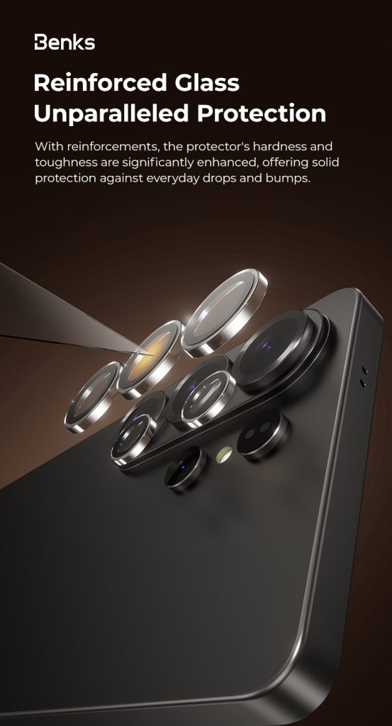 Galaxy S26 Ultra Benks GlassWarrior Lens Protector - Clear - Image 8