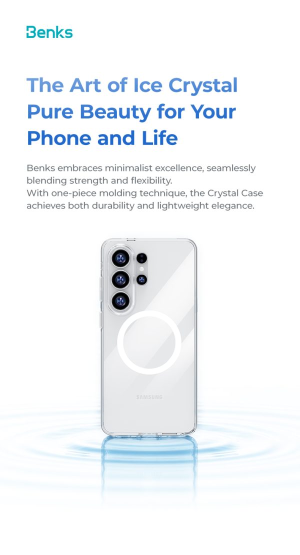 Galaxy S26 Ultra Benks Crystal Case - Black - Image 7