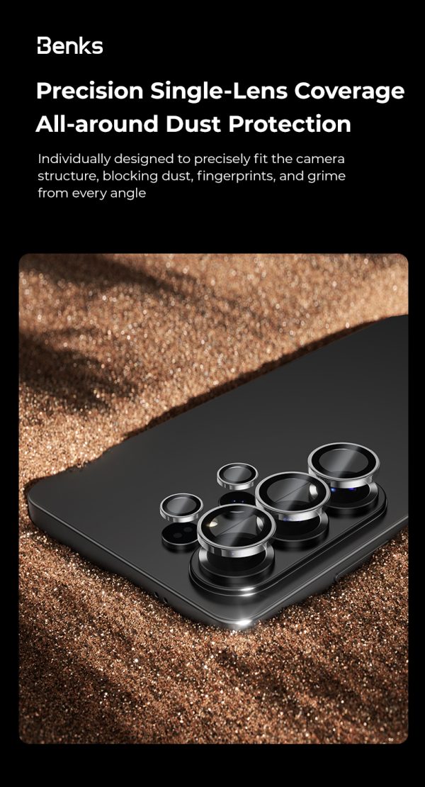 Galaxy S26 Ultra Benks GlassWarrior Lens Protector - Clear - Image 10
