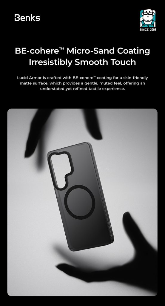 Galaxy S26 Ultra Benks Lucid Armor Magnetic Case - White - Image 4