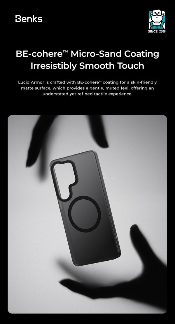 Galaxy S26 Ultra Benks Lucid Armor Magnetic Case - Black - Image 7