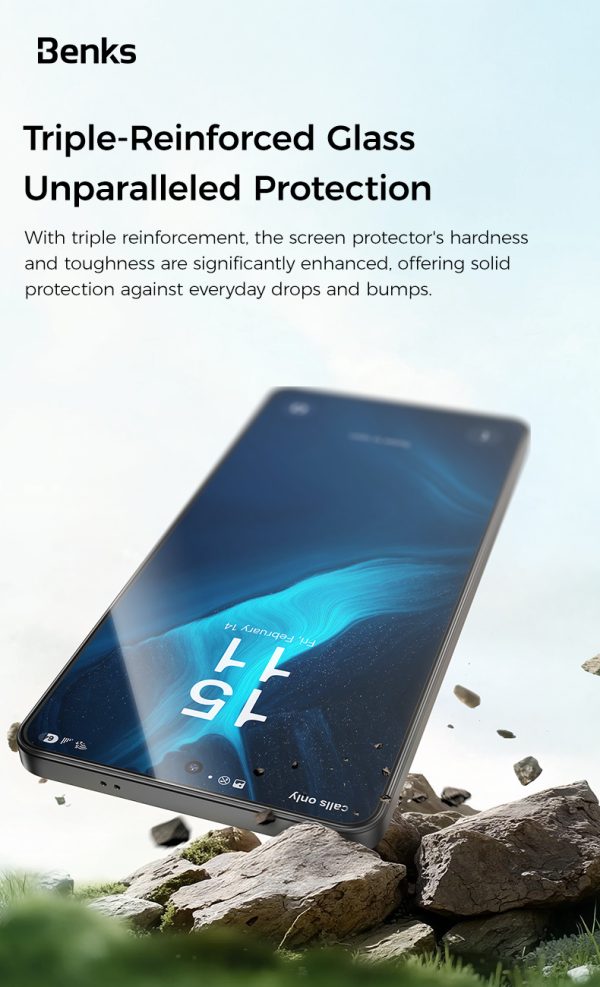 Galaxy S26 Ultra Benks GlassWarrior AR Screen Protector - Clear - Image 9