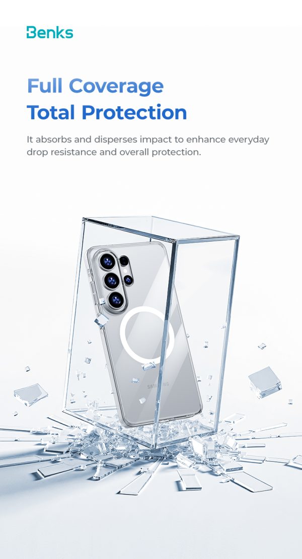 Galaxy S26 Ultra Benks Crystal Case - Black - Image 5