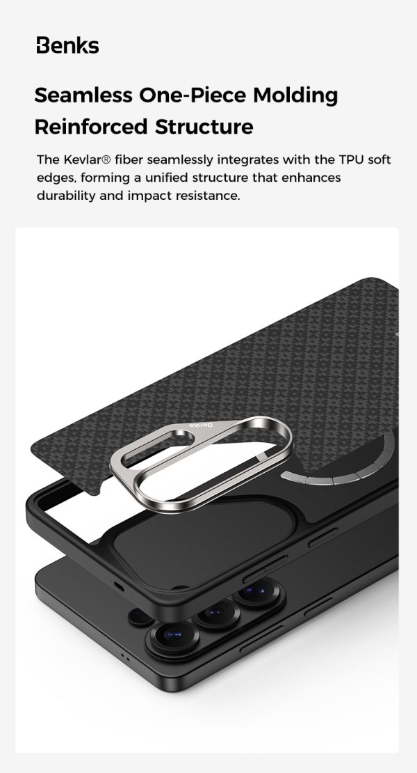 Galaxy S26 Ultra Benks ArmorPro ArmorGrid Case - Black - Image 9