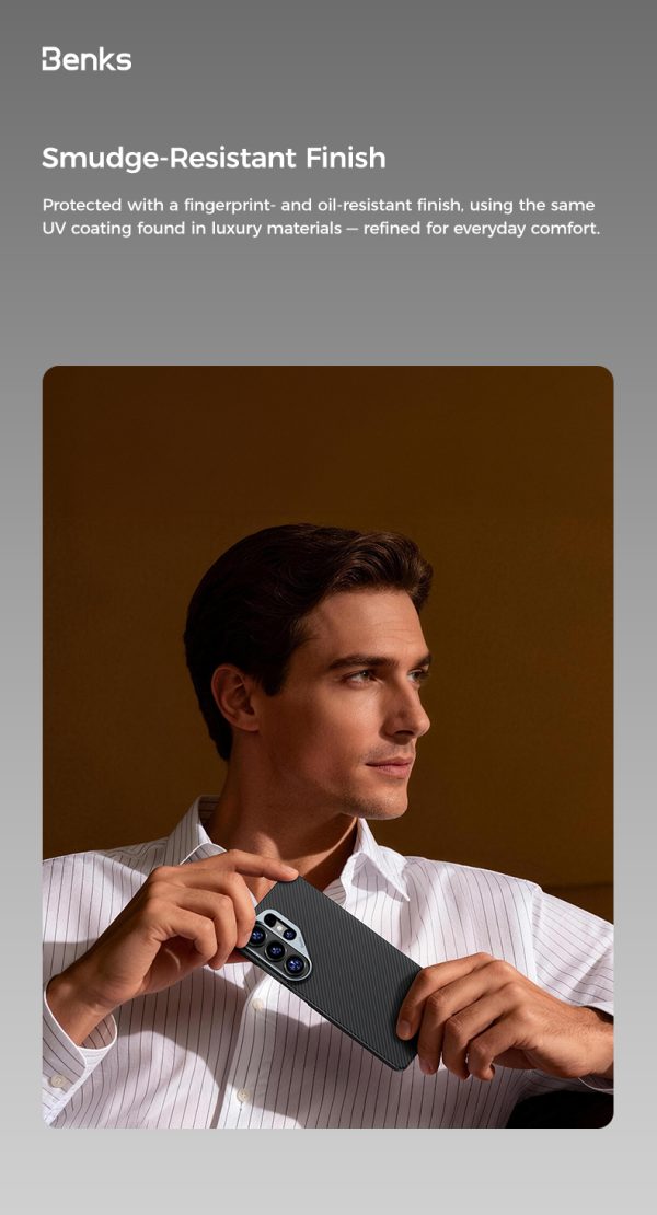 Galaxy S26 Ultra Benks ArmorAir 600D Built with Kevlar Case - Black - Image 10