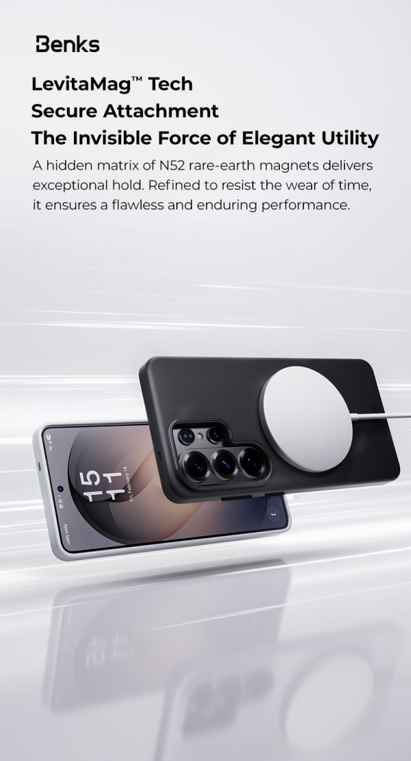 Galaxy S26 Ultra Benks Vita Pro Magnetic Case - Black - Image 10