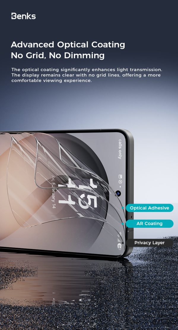 Galaxy S26 Ultra Benks Ultra Shield Privacy Protector - Black - Image 11