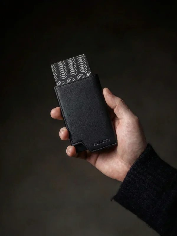 Villantto Leather Smart Wallet Pro - Classic Black - Image 5
