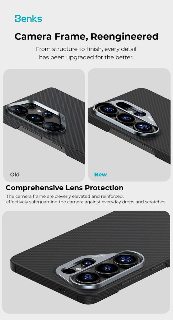 Galaxy S26 Ultra Benks ArmorAir 600D Built with Kevlar Case - Black - Image 2