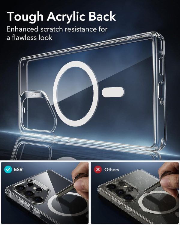 Samsung S25 Ultra ESR Classic Hybrid Halolock Case - Clear - Image 3