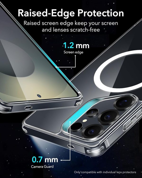 Samsung S25 Ultra ESR Classic Hybrid Halolock Case - Clear - Image 4