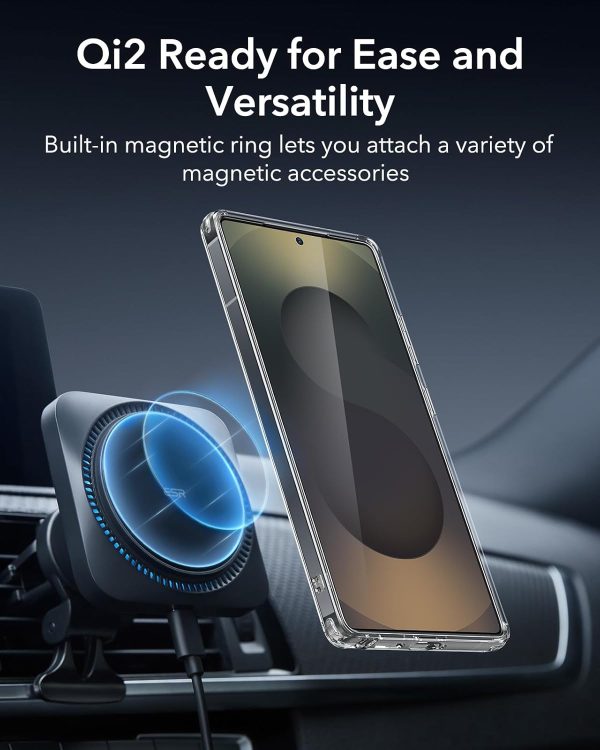 Samsung S25 Ultra ESR Classic Hybrid Halolock Case - Clear - Image 6