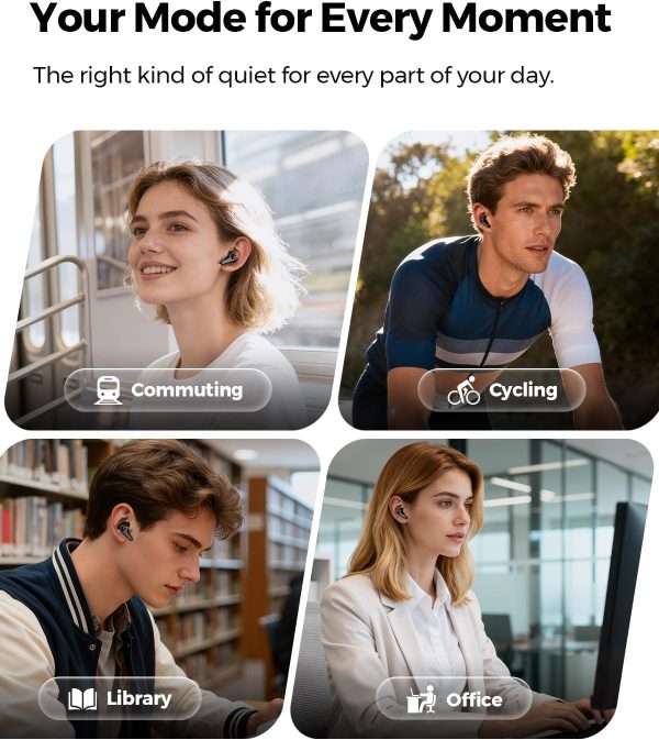 Soundpeats C30 ANC Earbuds - Black - GC - Image 6