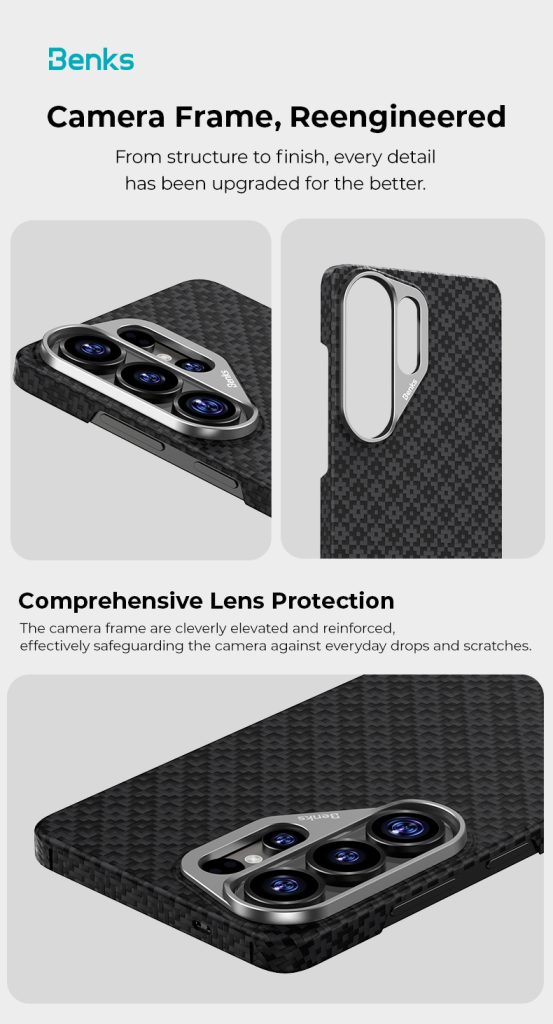 Galaxy S26 Ultra Benks ArmorAir ArmorGrid Case - Black - Image 8