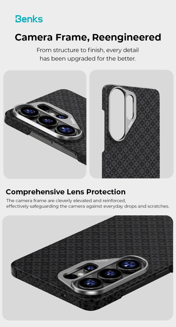 Galaxy S26 Ultra Benks ArmorAir ArmorGrid Case - Black - Image 12