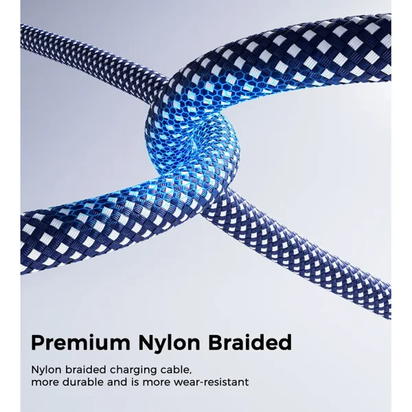 Choetech  XCC-1081 USB-C To USB-C Magnet Cable 1M - Blue - Image 3