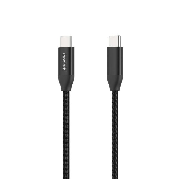 Choetech 240W USB-C to USB-C Cable 2M - Black - XCC-1036 - Image 2