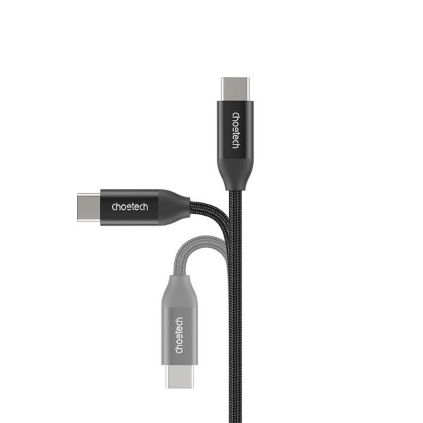 Choetech 240W USB-C to USB-C Cable 2M - Black - XCC-1036 - Image 3