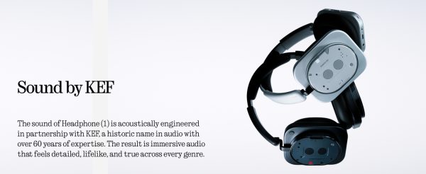 Nothing Headphone 1 Hybrid Active Noise Cancelling Headphones - White - Image 5