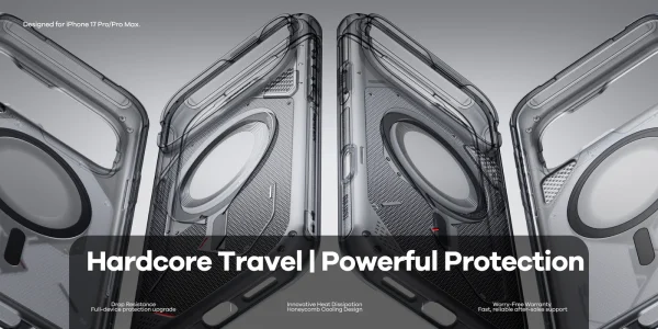 iPhone 17 Pro Aulumu A17 Rugged Case - Translucent Gray - P - Image 3