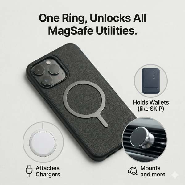 Universal Magsafe Adapter by Skip the Noise - Black - Image 3