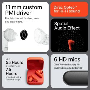 CMF by Nothing Buds 2 Earbuds - Dark Grey - Image 6
