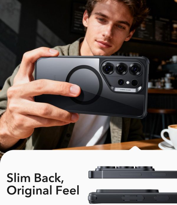 Samsung S26 Ultra ESR Classic Hybrid Halolock Case – Clear Black - Image 2