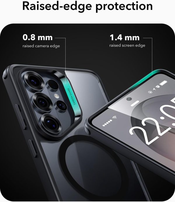 Samsung S26 Ultra ESR Classic Hybrid Halolock Case – Clear Black - Image 6