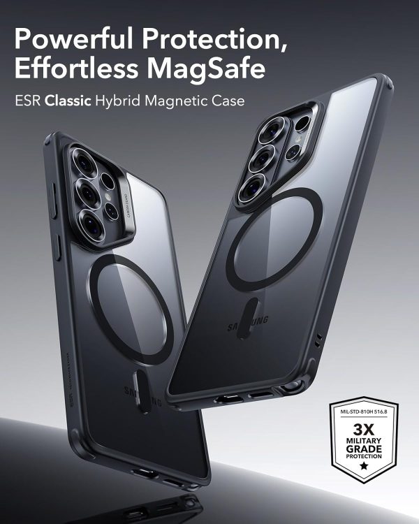 Samsung S26 Ultra ESR Classic Hybrid Halolock Case – Clear Black - Image 8