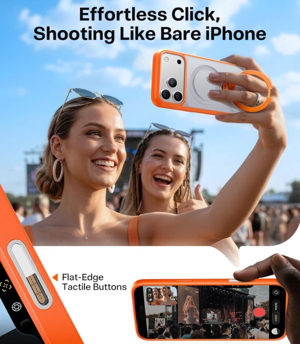 iPhone 17 Pro Max Torras Ostand Spin Case - Navy Blue - P - Image 3