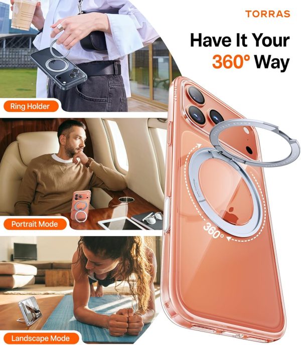 iPhone 17 Pro Max Torras Ostand R Fitness Case - Orange - P - Image 6