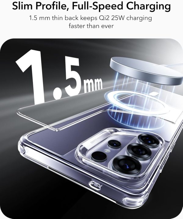 Samsung S26 Ultra ESR Classic Hybrid Halolock Case – Clear - Image 3