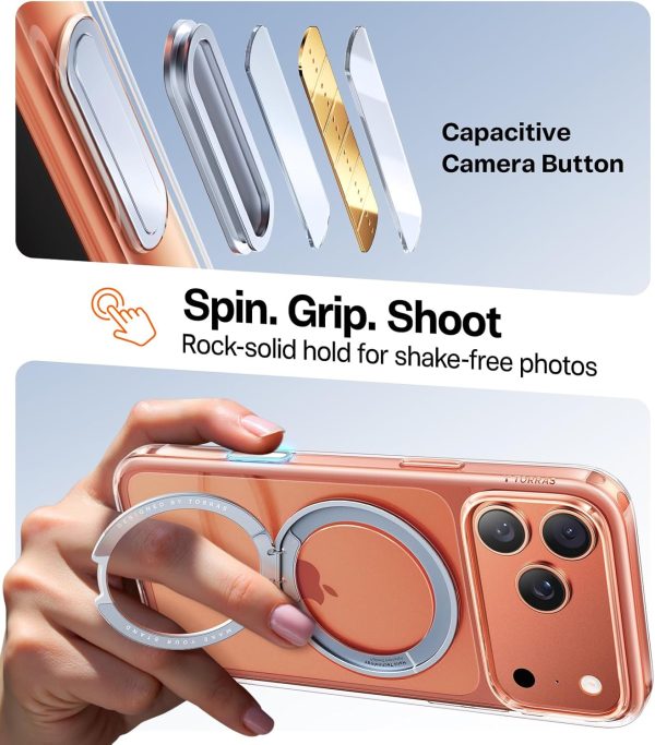 iPhone 17 Pro Max Torras Ostand R Fitness Case - Orange - P - Image 2