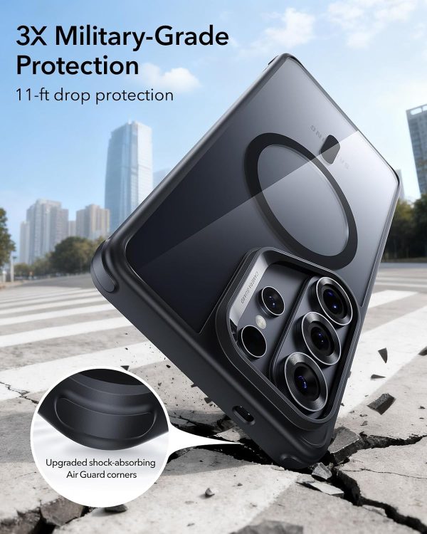 Samsung S26 Ultra ESR Classic Hybrid Halolock Case – Clear Black - Image 7