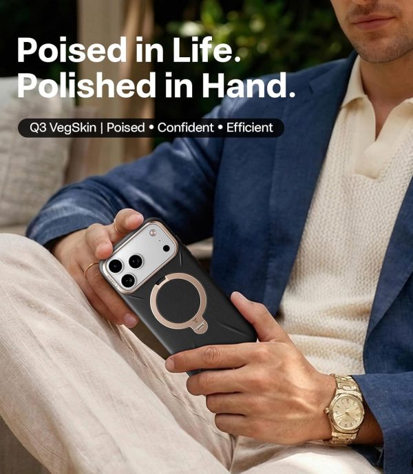 iPhone 17 Pro Max Torras QPRO Leather Case - Orange - P - Image 8