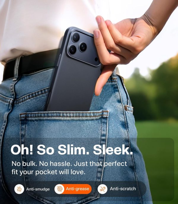 iPhone 17 Pro Max Torras Slimfit Magsafe Case - Black - P - Image 3