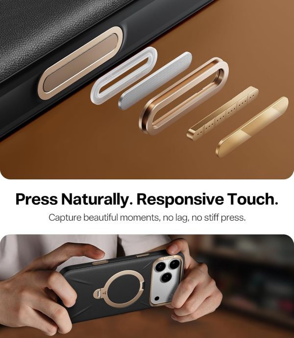 iPhone 17 Pro Max Torras QPRO Leather Case - Orange - P - Image 3