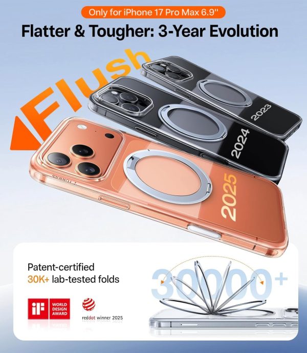 iPhone 17 Pro Max Torras Ostand R Fitness Case - Orange - P - Image 5