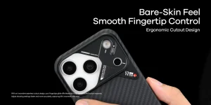 iPhone 17 Pro Max Aulumu A17 Aramid Fiber Case - Black - P - Image 8