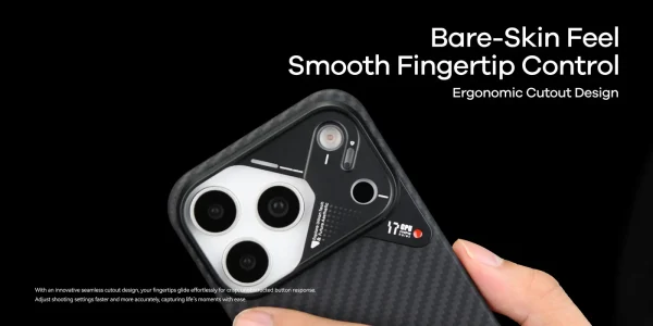 iPhone 17 Pro Max Aulumu A17 Aramid Fiber Case - Black - P - Image 8