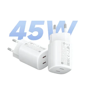 Xiaomi 45W Nano Turbo Charging Power Adapter 2 Port - White - Image 3