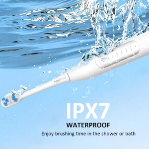 H2O Floss Sonic Sweep Electric Toothbrush BT-02 - White - Image 4