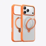 iPhone 17 Pro Max Torras Ostand Spin Case - Orange - P