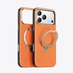 iPhone 17 Pro Max Torras QPRO Leather Case - Orange - P