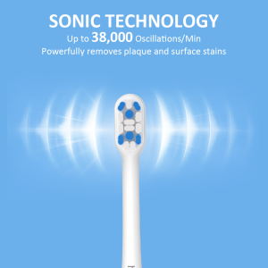 H2O Floss Sonic Sweep Electric Toothbrush BT-02 - White - Image 6