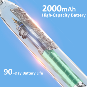 H2O Floss Sonic Sweep Electric Toothbrush BT-02 - White - Image 7