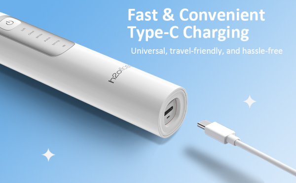 H2O Floss Sonic Sweep Electric Toothbrush BT-02 - Pink - Image 9