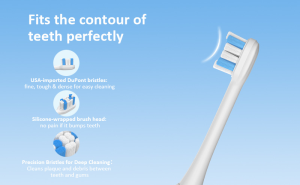 H2O Floss Sonic Sweep Electric Toothbrush BT-02 - White - Image 12