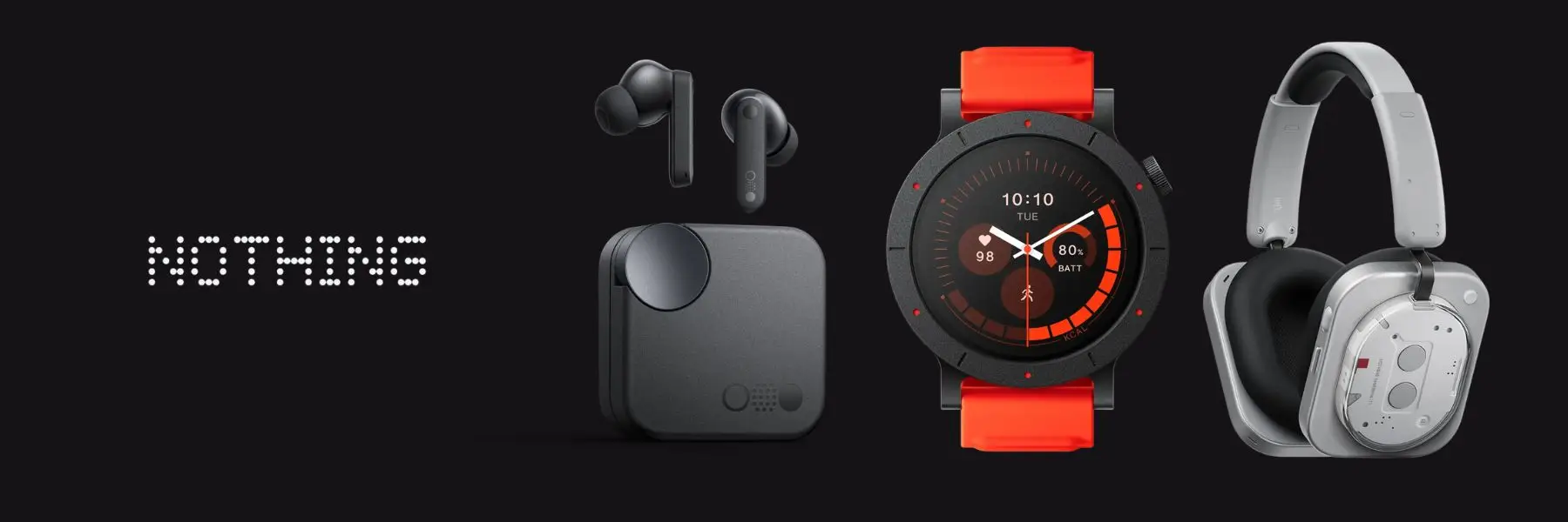 nothing earbuds headphones smart watches now available with 1 year warranty